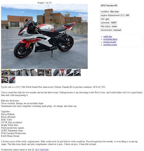 Craigslist vt motorcycles by owner. Things To Know About Craigslist vt motorcycles by owner. 